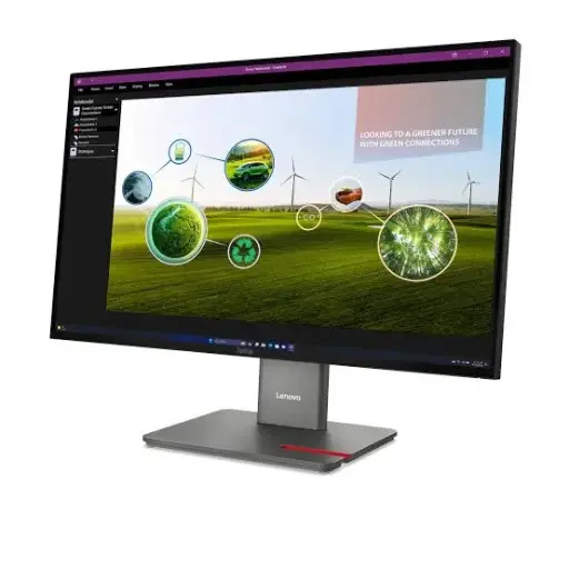 [64A7GAT6UK] Lenovo ThinkVision P27Q-40 27 inch 2K QHD Monitor 64A7GAT6UK