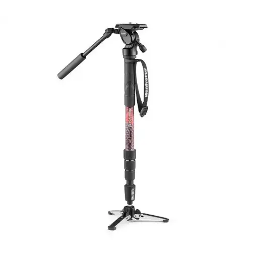 [8024221718300] Manfrotto MVMELMIIA4LIVE Element MII Video Monopod Kit