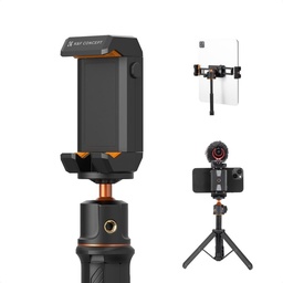 K&F Concept MS20 Tablet & Phone Tripod Mount, 6-22cm Clamp with Cold Shoe KF31.095