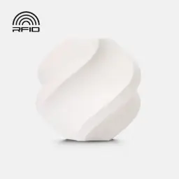Bambu Lab 3D Printer Filament PETG HF-White With Bambu Reusable Spool