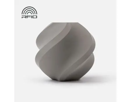 Bambu Lab 3D Printer Filament PLA Basic-Gray- with Bambu Reusable Spool BAMB-PLA-Basic-Gray-SPL