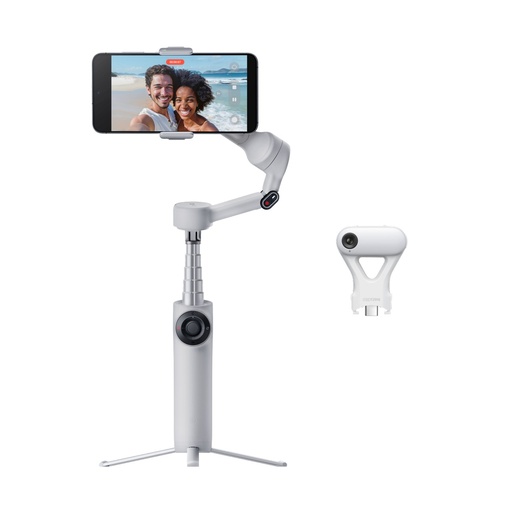 Insta360 Flow 2 Plus AI Tracker Bundle (Stone Gray) CINSABQA