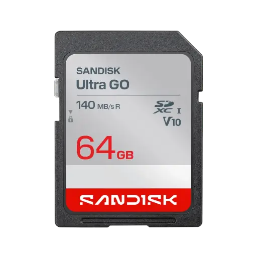 [619659228859] SanDisk Ultra GO 64GB SDXC UHS-I Card 140MB/s SDSDUGN-064G-GN6IN