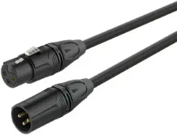 Roxtone Master 3P XLR Female To 3P XLR Male 3 Meter Professional Microphone Cable MMXX200L0030