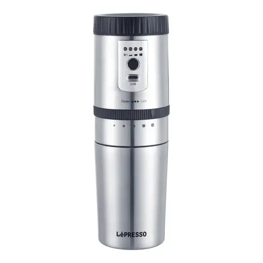 LePresso Portable Drip Coffee Maker With Burr Grinder LPGCMSM