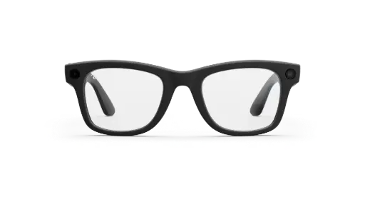 Ray-Ban Meta Wayfarer (Gen 2) AI Glasses Matte Black / Clear Lenses (53-22)