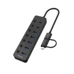Genuine GN-HC37G 2xUSB-C & 5xUSB 3.0 Hub