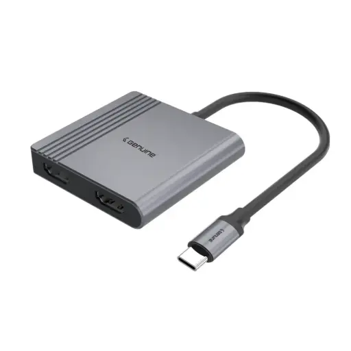 [GN-DC42H] Genuine GN-DC42H USB-C to Dual HDMI Adapter