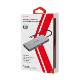 Genuine GN-DC48G 8-in-1 USB-C Hub with Triple HDMI 
