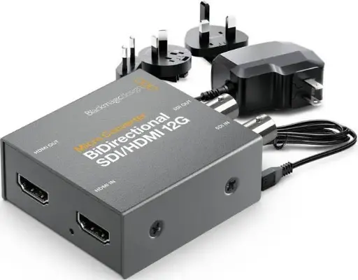 [9338716007053] Blackmagic Design Micro Converter BiDirectional SDI/HDMI 12G with Power Supply CONVBDC/SDI/HDMI12G/P