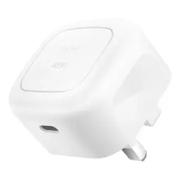 Belkin BoostCharge Compact USB-C Wall Charger 45W with PD 3.1 and PPS White (WCA013myWH)