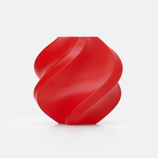 [BAMB-TPU-95AHF-Red-SPL] Bambu Lab TPU 95A HF Filament, Red (51200), 1 kg with Reusable Spool