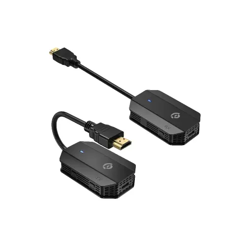 [7834953556740] Powerology Wireless HDMI Mirroring Adapter With Audio & Video PHDMRABK