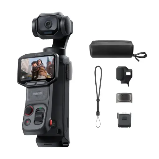 [842126122644] Insta360 Luna Pro 8K Gimbal Camera (Standard Bundle, Cosmic Black) INST-CINSACHA-LUPRO01