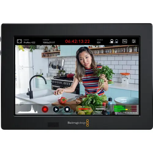 [9338716006414] Blackmagic Design Video Assist 3G-SDI/HDMI 7-Inch On Camera Recorder/Monitor HYPERD/AVIDA03/7