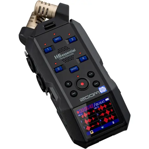 [4515260029204] ZOOM H6essential 6-Track Handy Recorder Portable Audio Recorder with 32-Bit Float Recording