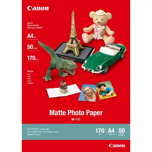 [4960999174839] Canon MP-101 Matte Photo Paper A4 - 50 Sheets 170gsm