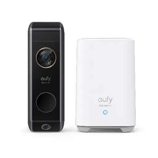 [194644083892] Anker Eufy Security Battery Powered 2K FullHD Dual Camera Video Door Bell with HomeBase E8213G11 