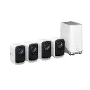 Anker EufyCam S300 4Pc Wire Free Security Camera with 4K Ultra HD Recording T8883321 Pack of 4 