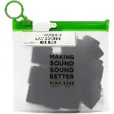 Bubblebee Industries Invisible Lav Covers Moleskin Big Bag (120-Pack, Black) BBI-ILC-M-120BK