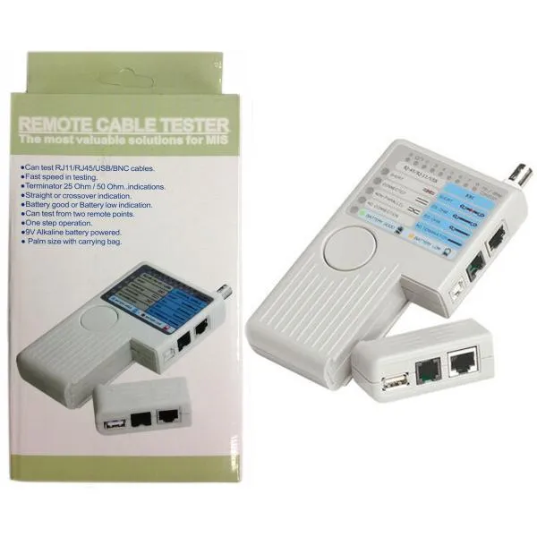 Remote Cable Tester for RJ11/RJ45/USB/BNC Cables CT-REMOTE