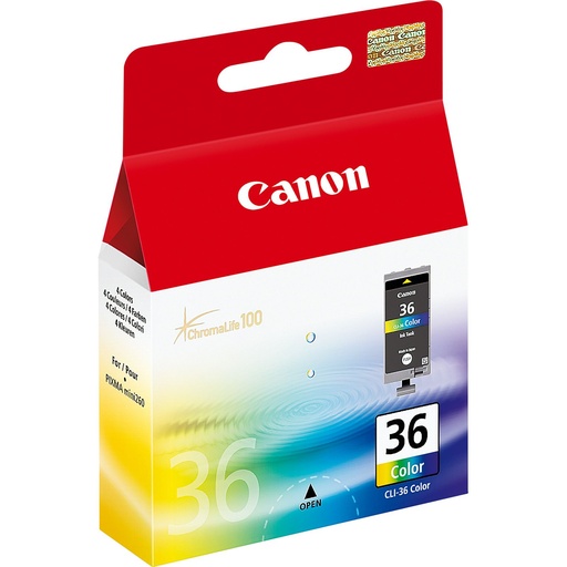 [4960999391762] Canon Pixma Ink CLI-36 Original Cyan, Magenta, Yellow 1511B001