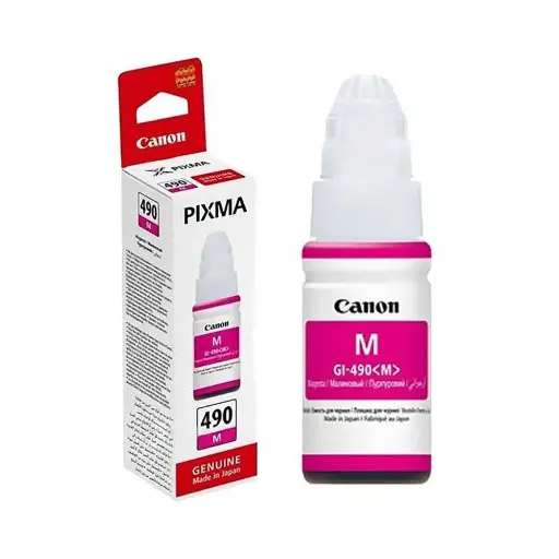 [4549292041767] Canon Pixma GI-490M Genuine Magenta Ink Bottle Cartridge