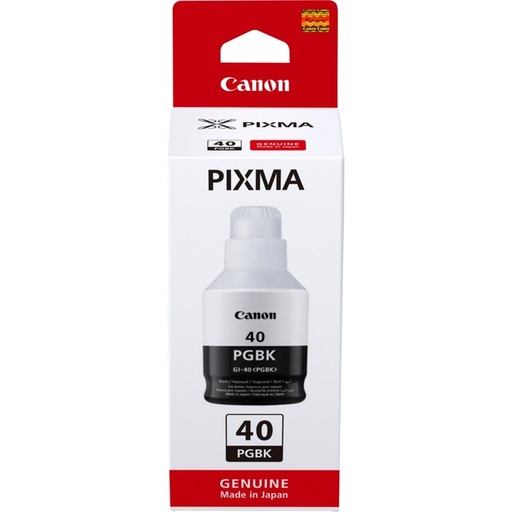 [4549292134063] Canon Pixma GI-40PGBK Genuine Black Ink Bottle
