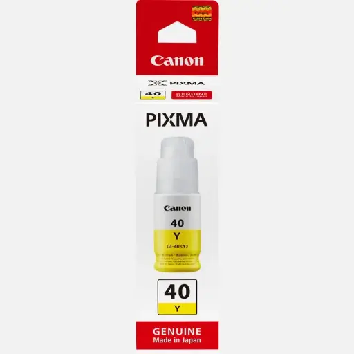 [4549292134131] Canon Pixma GI-40Y Genuine Yellow Ink Bottle