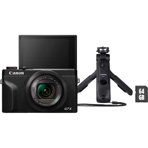 [8714574664910] Canon Powershot G7X Mark III Premium Vlogger Kit, Black