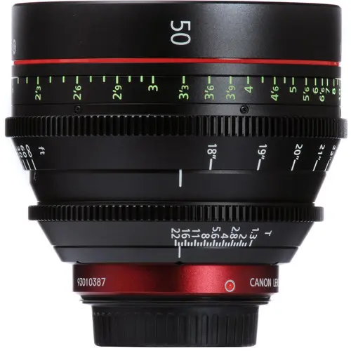 [4960999944586] Canon CN-E50mm T1.3 L F Cinema Prime Lens (EF Mount) 6570B002